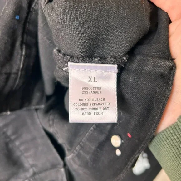 AC/DC Reason World Tour Commemorative black denim jacket XL & Pants jeans 40 - Picture 4 of 12